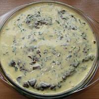 Zapiekanka ziemniaczana z serem i grzybami