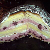Tort cytrynowo- wiśniowy