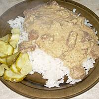 Indyk w sosie sojowo -imbirowym