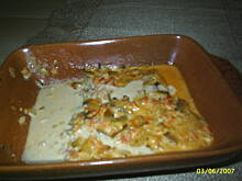 Fot. Malena, Filety z pstraga z pomidorami i pieczarkami