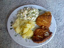 Fot. Natka64, Salatka porowa z dodatkiem jablka