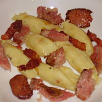 Zupa chrzanowa na wędzonych żeberkach