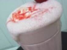 Fot. joanna1995joanna, koktajl truskawkowo lodowy