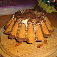 Babka piaskowa dwukolorowa