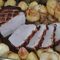 Pieczeń z szalotkami balsamico