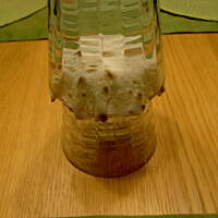 Salatka z gravlax w koszyku