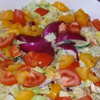 Sałatka troszkę grecka