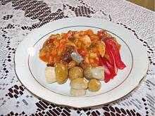 Fot. chmurki, Słodko - kwaśna sałatka śledziowa Eli