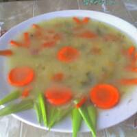 zupa porowo - marchewkowa