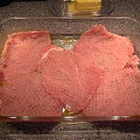 Kotlety schabowe zapiekane z pieczarkami i serem