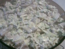 Fot. Mońcia, Przepyszna sałatka śledziowa z pieczarkami