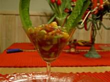 Fot. tineczka, Salatka z lososia z krewetkami i avocado