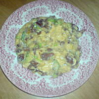 jajecznica z kurkami