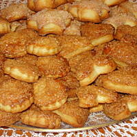 Ciasteczka deserowe z cukrem