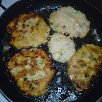 Placuszki z gotowanych ziemniaków