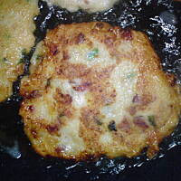 Placuszki z gotowanych ziemniaków