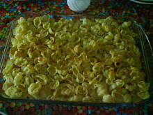 Fot. nadia, Zapiekanka z makaronu i jablek