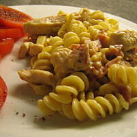 Kurczak w sosie bekonowym