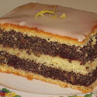 Placek makowy krucho-drożdżowy