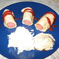 ParÓwki w ciescie tzw parowczaki