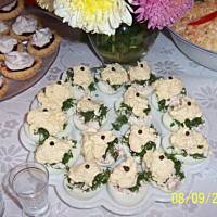 Zakąska z jajek z niespodzianką