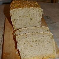 Chleb pszenno-kukurydziany bezdrożdżowy