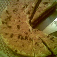 Torcik śmietankowo chałwowy