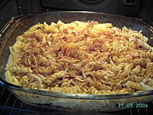 Fot. osulka, Zapiekanka makaronowo- jabłkowa