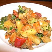 Z jednego garnka - kolorowy obiad wegetarianski