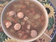 Fot. kuleczka, zupa grochowo fasolowa