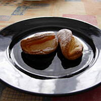 Półfrancuskie ciasteczka z jabłkami