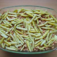 Zapiekanka ziemniaczana z mięsem mielonym i fasolą