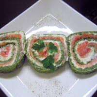 Rolada łososiowo-szpinakowa cudo