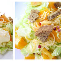 Sałata z pomarańczami