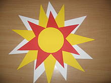 Fot. Kasia z Płocka, Gwiazda dwustronna z trójkątów - technika wykonania