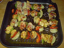 Fot. kuleczka, szaszlyki z kurczaka w curry