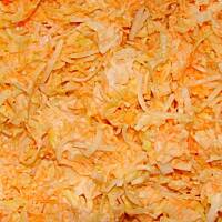 Surówka z pora marchewki i jabłka