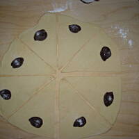 Rogaliki krucho-drożdżowe