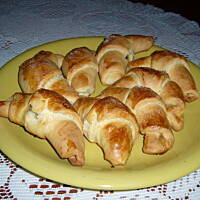 Rogaliki krucho-drożdżowe