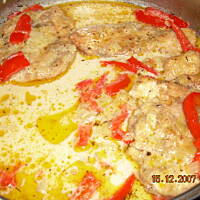 Bitki z indyka duszone w piwie