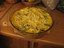 Fot. pau4linka, Makaron zapiekany z szynką