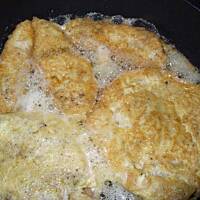 Piersi w odwrotnej panierce