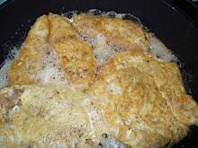 Fot. elkab, Piersi w odwrotnej panierce