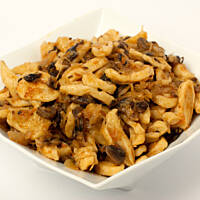 Łazanki z kiszoną kapustą i pieczarkami