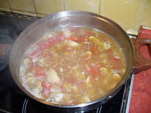 Fot. krysia64, Dorsz w sosie  pieczarkowo-paprykowym  pycha