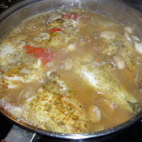 Dorsz w sosie  pieczarkowo-paprykowym  pycha