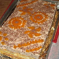 pomarańczowy torcik