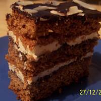 Piernik z kremem i powidłami