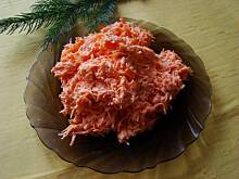 Fot. renia33l, surówka z marchewki  czosnku i majonezu