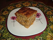 Fot. nutella, Ciasto brzoskwiniowo herbaciane z białą czekoladą